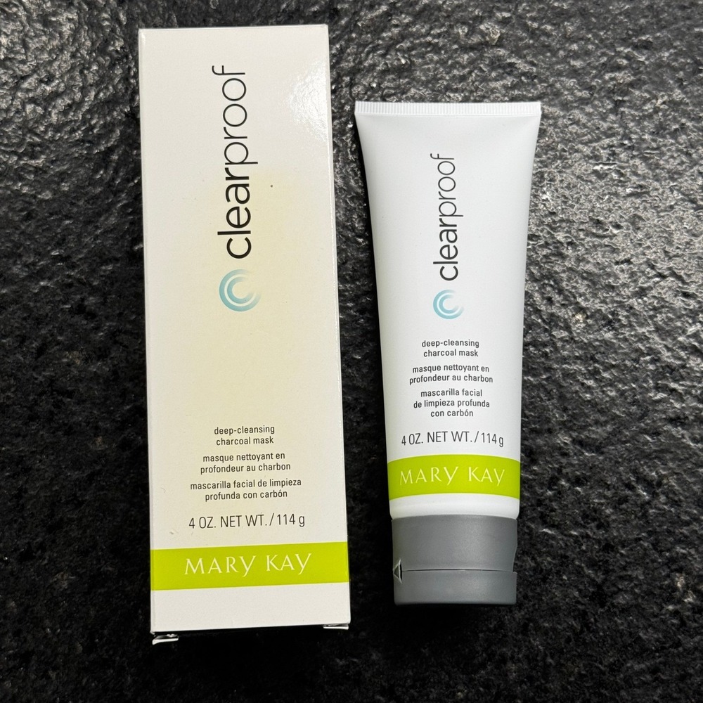 Mary Kay Clear Proof Deep-Cleansing Charcoal Mask 4 oz 114g New in Box 094148